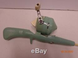 Zebco Robins Egg Bleu Rod & Reel Combo Rare Spincast