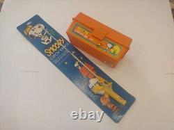 Zebco Snoopy Attrape-les kit de pêche et moulinet 1988 non ouvert