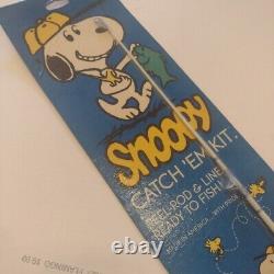 Zebco Snoopy Attrape-les kit de pêche et moulinet 1988 non ouvert