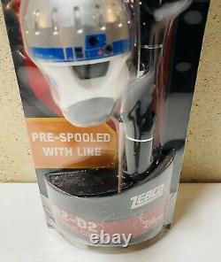 Zebco Star Wars R2-d2 Fishing Combo Tackle Pack Rare Spincast Reel Kids Pole